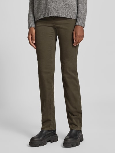 Brax Straight Fit Jeans im 5-Pocket-Design Modell 'STYLE.MARY' Khaki 4