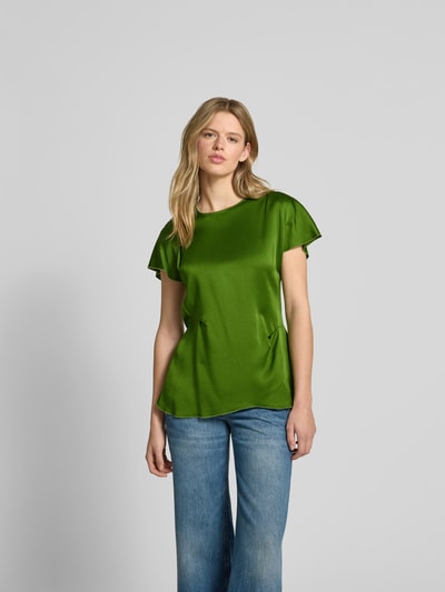 Victoria Beckham Blusenshirt mit Rundhalsausschnitt Gruen 4