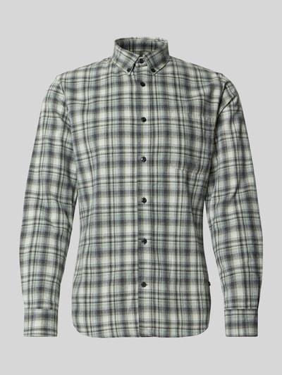 Matinique Slim fit vrijetijdsoverhemd met button-downkraag, model 'trostol' Groen - 2