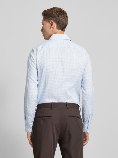 JOOP! Slim Fit Business-Hemd mit Haifischkragen Hellblau 5