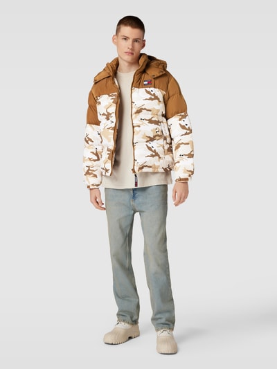 Tommy Jeans Steppjacke in Two-Tone-Machart Modell 'ALASKA' Beige 1