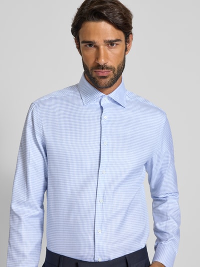 Stenstroms Regular Fit Business-Hemd mit Kentkragen Blau 3
