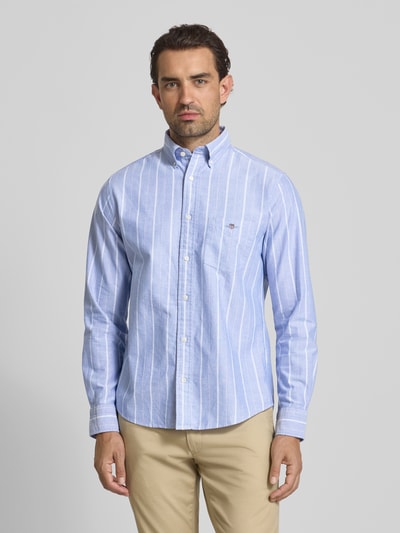 Gant Regular Fit Freizeithemd mit Button-Down-Kragen Modell 'OXFORD' Royal 4