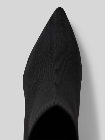 Tamaris Stiefelette in Strick-Optik Black 3