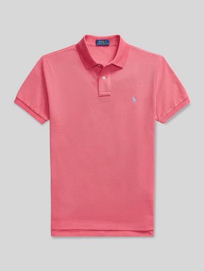 Polo Ralph Lauren Koszulka polo z czystej bawełny o kroju slim fit Brudnoróżowy 2