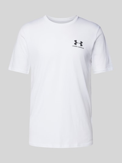 Under Armour T-shirt z nadrukiem z logo Biały 2