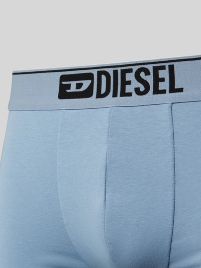 Diesel Boxershort met elastische band met logo in een set van 3 stuks Donkerblauw - 2