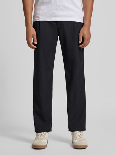 MCNEAL Regular fit stoffen broek met achterzakken Marineblauw - 4