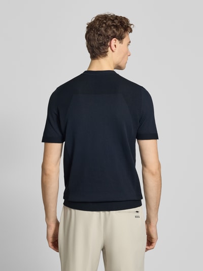 BOSS Green Regular Fit T-Shirt aus Baumwoll-Mix Modell 'MOMENTUM-LITE' Marine 5