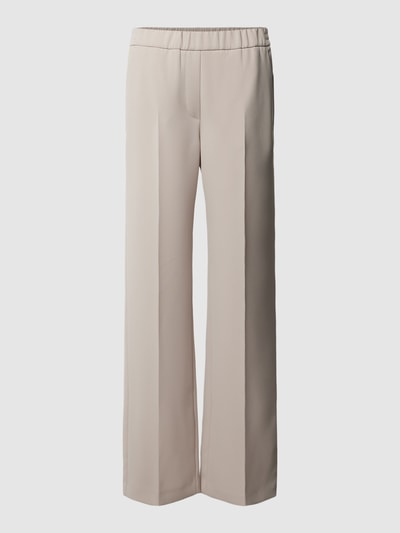 Marc Cain Stoffen broek met persplooien Offwhite - 2