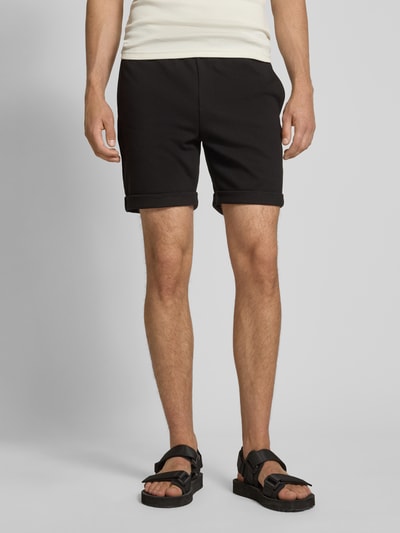 Only & Sons Regular Fit Sweatshorts mit Viskoseanteil Modell 'NEW KODYL' Black 4