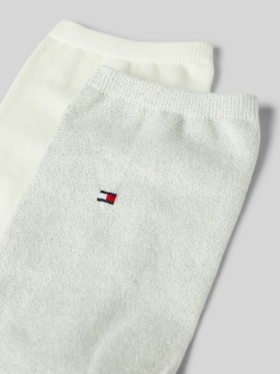 Tommy Hilfiger Socken mit Label-Detail im 2er-Pack Offwhite 2