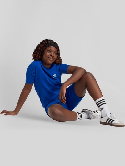 adidas Originals regular fit bermuda met logodetail Koningsblauw - 1