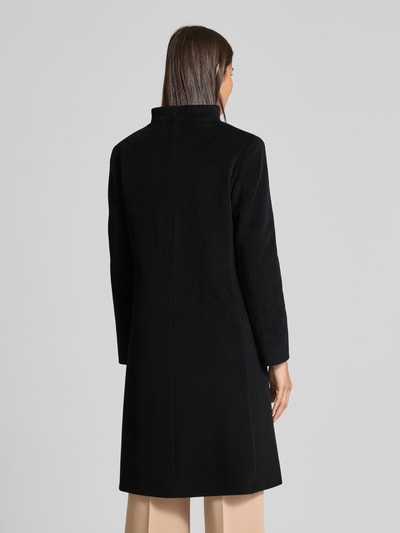 ICONS Cinzia Rocca Mantel mit Kaschmir-Anteil Black 5