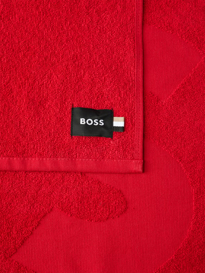 BOSS Handtuch mit Label-Schriftzug Rot 3