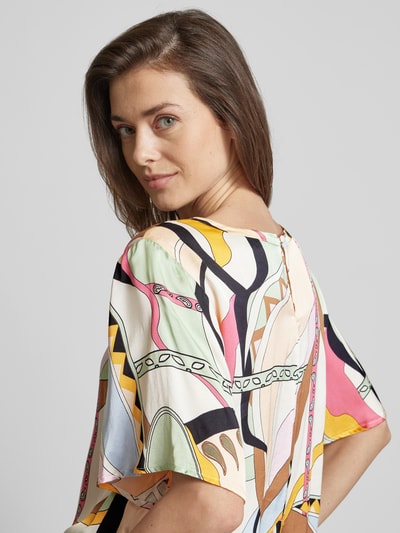 MOS MOSH Blusenshirt aus Viskose mit Rundhalsausschnitt Modell 'EVIE' Lind 3