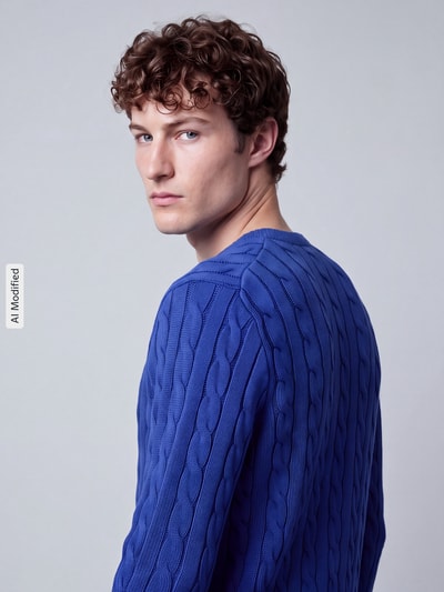 Polo Ralph Lauren Pullover mit Logo-Stitching Royal 3