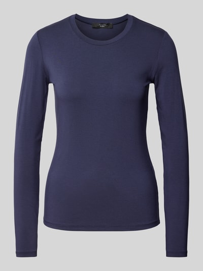 Weekend Max Mara Longsleeve mit Rundhalsausschnitt Modell 'MULTIE' Marine 2