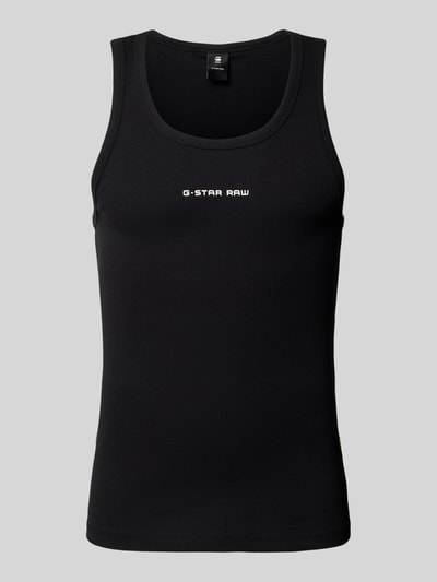 G-Star Raw Tanktop mit Label-Print Black 1