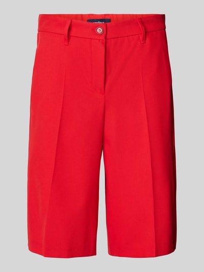 Gardeur Korte regular fit broek met persplooien, model 'FRANCA4' Rood - 2