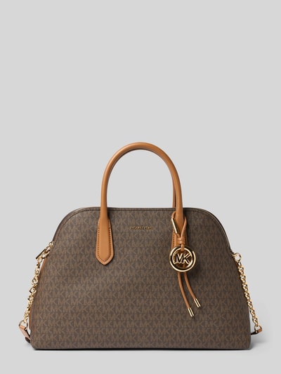 MICHAEL Michael Kors Handtas met logomotief model 'FREDDIE' Donkerbruin - 1