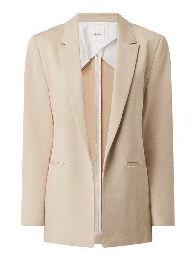 s.Oliver BLACK LABEL Blazer aus Jersey  Sand Melange 2