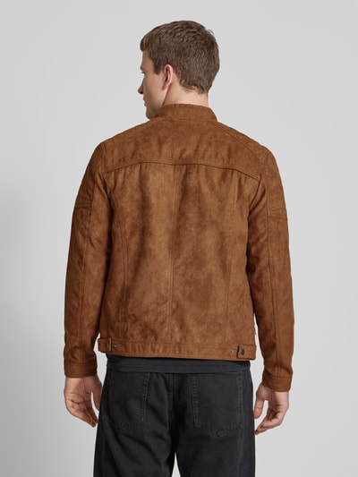 Jack & Jones Jack in bikerlook, model 'Rocky'  Cognac - 5