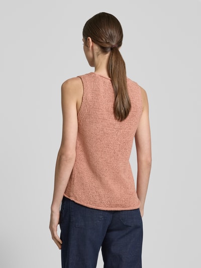 Marc O'Polo Regular fit gebreide tanktop van katoenmix Oudroze - 5