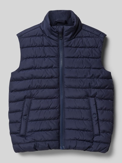 s.Oliver RED LABEL Regular Fit Steppweste mit Stehkragen Marine 1