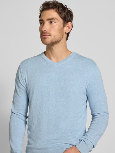 Tom Tailor Regular fit pullover van puur katoen  Blauw - 3