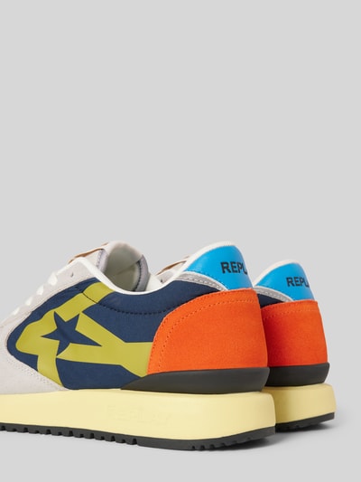 Replay Sneakersy w stylu Colour Blocking model ‘FIBER’ Granatowy 2