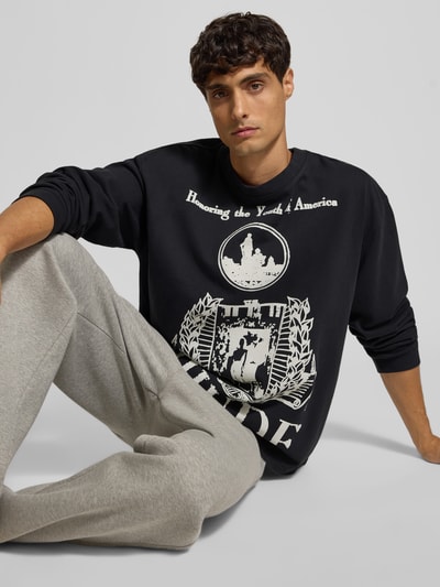 RHUDE Longsleeve aus reiner Baumwolle Black 3