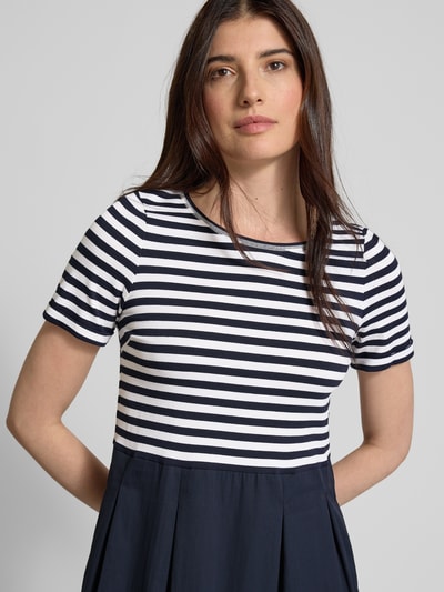 ROBE LÉGÈRE Sukienka o długości do kolan z kontrafałdą Granatowy 3