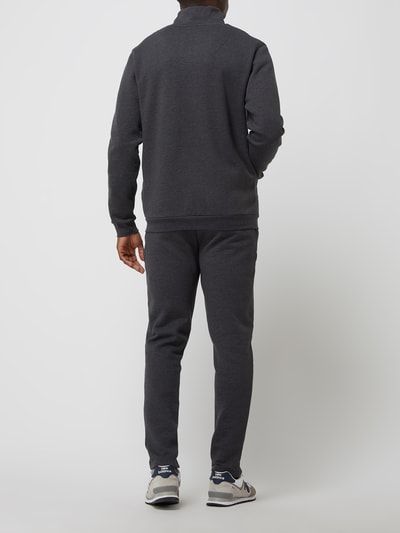 bugatti Sweatjacke und Lounge-Hose im Set Dunkelgrau meliert 4