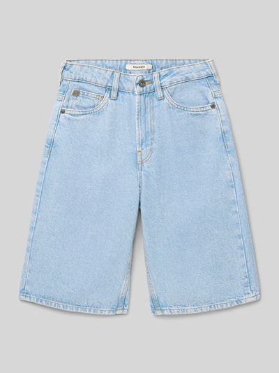 Garcia Bermudas im 5-Pocket-Design mit Label-Details Blau 1