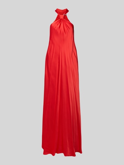 Essentiel Antwerp Neckholder-Maxikleid mit Knotendetail Modell 'Huppsala' Rot 2