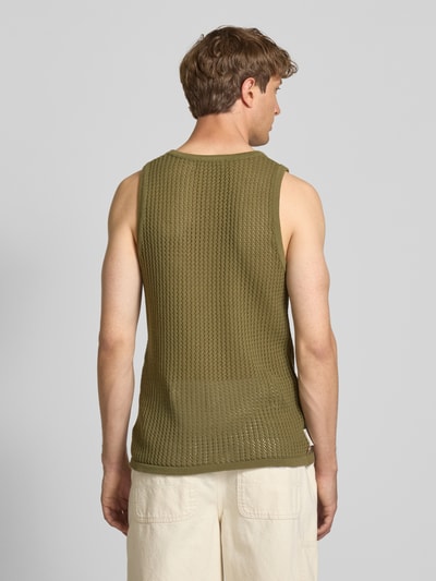 ANOTHER COTTON LAB Tanktop mit Strukturmuster Hellgruen 5