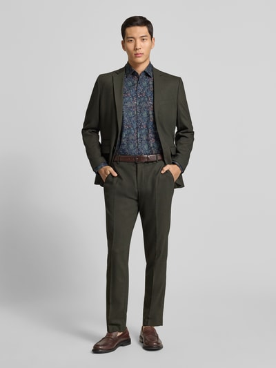 Jake*s Regular Fit Business-Hemd mit Kentkragen Marine 1