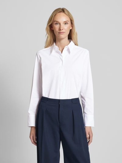 Marc Cain Overhemdblouse met platte kraag Offwhite - 4