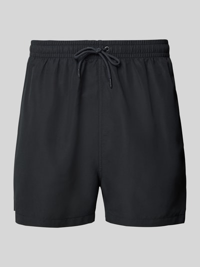 Emporio Armani Badehose mit elastischem Bund Black 1