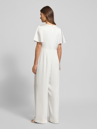 Christian Berg Cocktail Jumpsuit mit Knotendetail Ecru 5