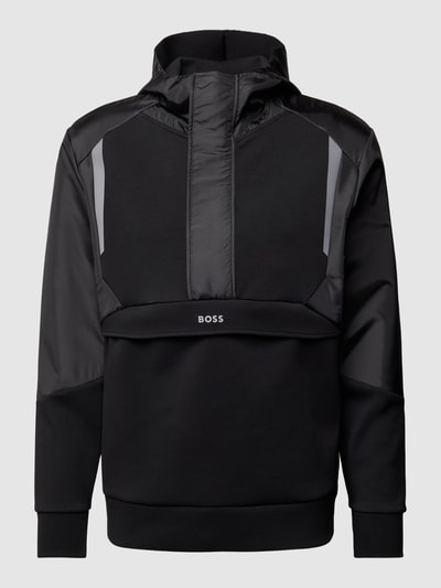 BOSS Green Hoodie mit gefütterter Kapuze Modell 'Sannon' Black 2