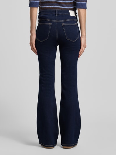 Tom Tailor Denim Flared Fit Jeans aus Baumwoll-Mix Dunkelblau 5