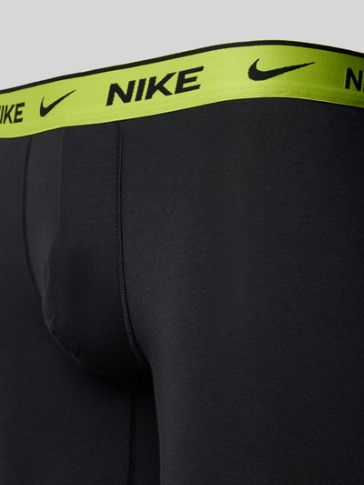 Nike Trunks mit Label-Bund Modell 'E-DAY' im 3er-Pack Black 2