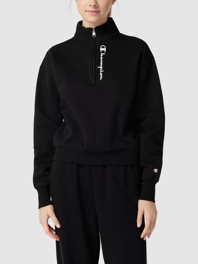 CHAMPION Sweatshirt mit Label-Print Black 4