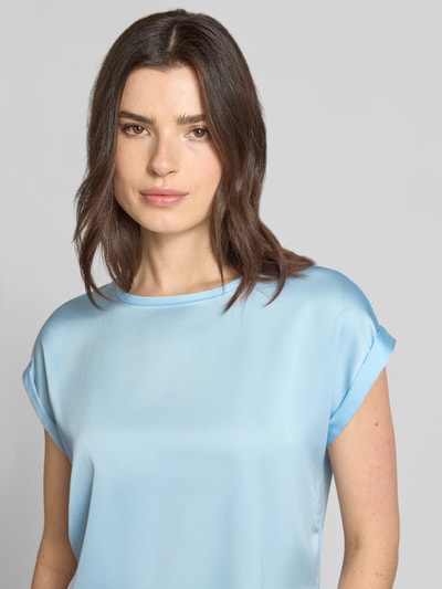 VILA T-shirt z okrągłym dekoltem model „ELLETTE” Jasnoniebieski 3