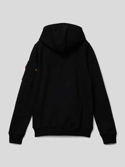 Alpha Industries Hoodie mit Label-Print Black 3