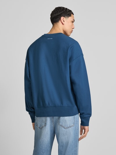 Calvin Klein Jeans Sweatshirt mit Label-Stitching Marine 5