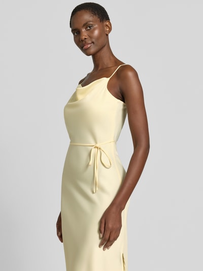 YAS Midikleid mit Stretch-Anteil Modell 'THEA' GELB 3