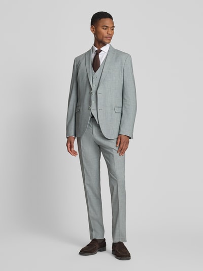 s.Oliver BLACK LABEL Regular Fit Anzughose mit Viskose-Anteil Hellgruen 1